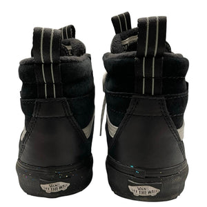 Vans Sk8-Hi High Top Black Glitter Suede Boots Size 6 / 7.5