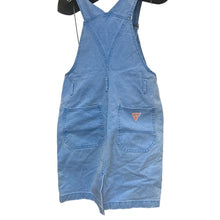 Load image into Gallery viewer, Vintage Guess Denim Overall Skirt Dress USA Triangle Logo Womens 2
