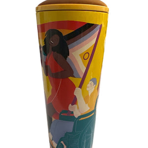 Sofie Birkin × Starbucks Pride Tumbler 24 oz Cold Cup Rare NWT