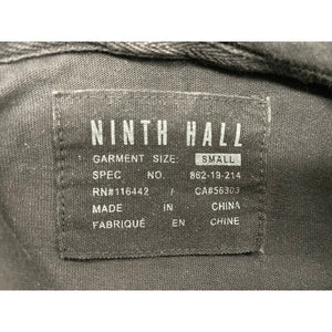 Ninth Hall Hoodie Short Sleeve Black Small Skater