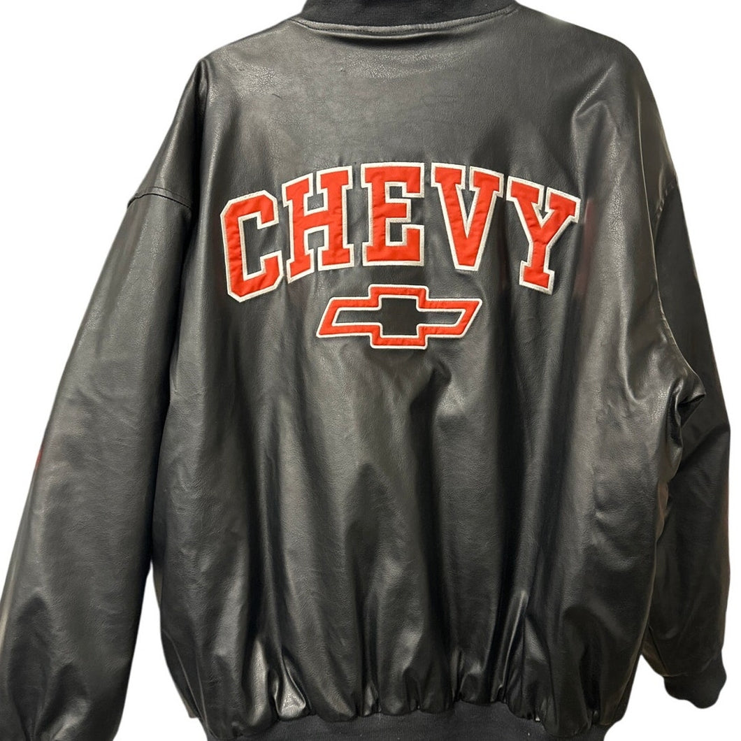 Steve & Barry’s Chevy Racing Varsity Bomber Jacket GM‑Licensed Size L