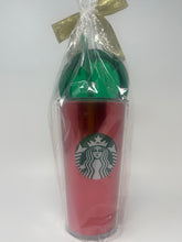 Load image into Gallery viewer, Starbucks Tumbler with Straw - Christmas Holiday
