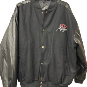 Steve & Barry’s Chevy Racing Varsity Bomber Jacket GM‑Licensed Size L