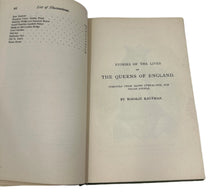 Load image into Gallery viewer, Antique Book - Young Folk’s History The Queens of England by Rosalie Kaufman 1903
