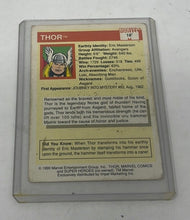 Load image into Gallery viewer, Thor 1990 Impel Marvel Universe Base #18 Trading Comic Card
