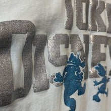 Load image into Gallery viewer, Tokyo Disney Resort Glitter Logo Shirt Light Blue Silver &amp; Blue Mickey
