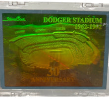 Load image into Gallery viewer, Dodger Stadium 30th Anniversary Hologram Card Night 1992 SilverStar MLB
