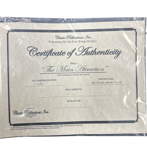 Pino "The Main Attraction" Limited Giclee Numbered 2/10 Signed COA