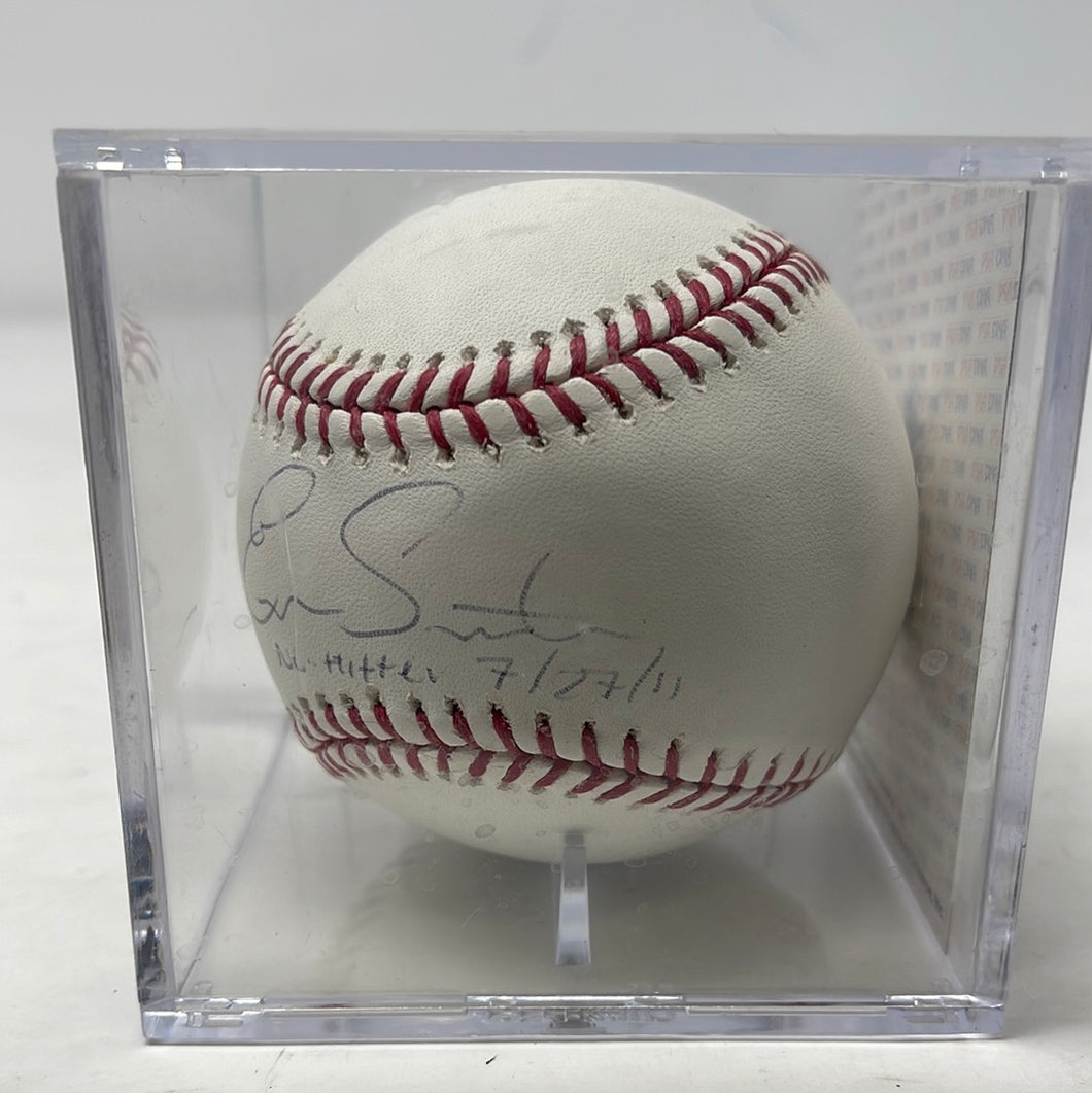 Ervin Santana Autographed Baseball COA w/ No-Hitter Inscription