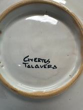 Load image into Gallery viewer, Guertes Talavera Plate Signed Spanish Ceramic Hanging Decor
