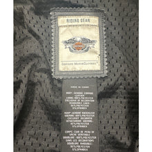 Load image into Gallery viewer, Harley Davidson Leather Jacket Black Coat Small Riding Gear
