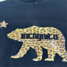 Load image into Gallery viewer, Brooklyn Standard Incognito Leopard Bear Graphic T Shirt Black Size Medium Rare
