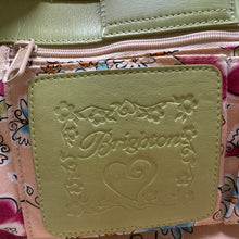 Load image into Gallery viewer, Brighton Straw Crossbody Bag Lime Green Woven Heart Charm w/ Box
