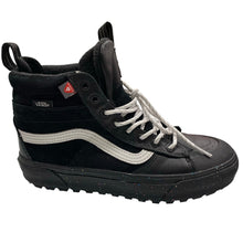 Load image into Gallery viewer, Vans Sk8-Hi High Top Black Glitter Suede Boots Size 6 / 7.5
