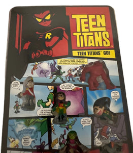 Teen Titans Go! Ban Dai 1.5" Super Hero Figurines Series 1 Page 2, Item 12302 NEW