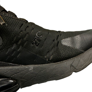 Nike Air 270 Triple Black Max Tennis Sneakers Women 8 1/2