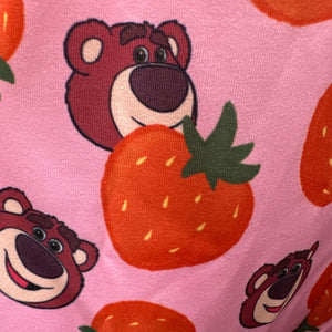 Pixar + Cakeworthy Toy Story 3 Disney Lotso Strawberries Dress Med NWT