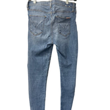 Load image into Gallery viewer, Hudson Jeans Womens Size 29 Straight Leg Crop Raw Hem Distressed Light Wash
