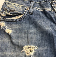 Load image into Gallery viewer, Robin’s Jeans Distressed Denim Wing Back Embroidery Size 40
