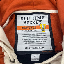 Load image into Gallery viewer, Old Time Hockey Rafters Lace Up Hoodie Original Six Long Sleeve S
