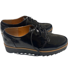 Load image into Gallery viewer, Chinese Laundry Kiss 001A Black Patent Platform Oxfords Men 7.5M Unisex
