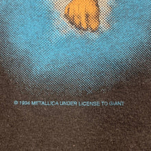 Load image into Gallery viewer, Vintage 1994 Metallica Ride The Lightning Band Tee XL Giant Tennessee River
