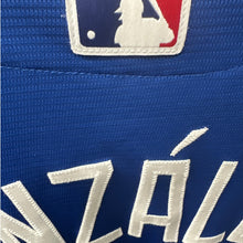 Load image into Gallery viewer, Vintage Majestic Dodgers Jersey Button Medium #23 Gonzalez

