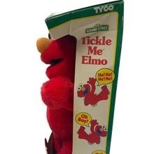 Load image into Gallery viewer, Vintage 1996 TYCO Tickle Me Elmo Sesame Street Working w Original Box
