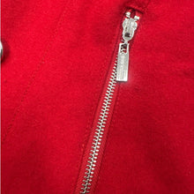 Load image into Gallery viewer, G by Guess Coat Red XL Belted Wool Blend
