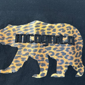 RARE Brooklyn Standard “Incognito” Leopard Bear Graphic T-Shirt Medium