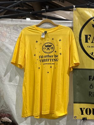 I’d rather be thrifting shirt Small