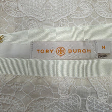 Load image into Gallery viewer, Tory Burch Lace Skirt Size 14 Cream
