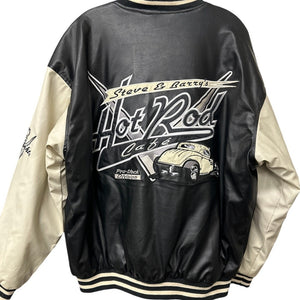 Vintage Steve & Barry’s Hot Rod Café Varsity Bomber Jacket Large