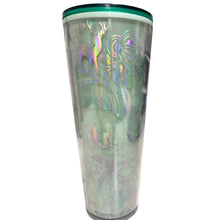 Load image into Gallery viewer, Starbucks 2022 Holiday Mint Winter Woodland Lace 24oz Cold Cup Tumbler
