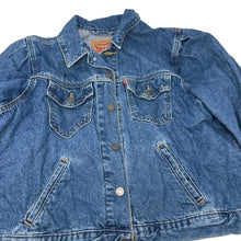 Load image into Gallery viewer, Levis Trucker Jean Jacket XL Vintage Distressed Denim

