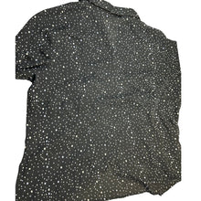 Load image into Gallery viewer, Lane Bryant Women's Blouse 18/20 Black White Dot Print Button Front Plus Size
