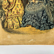 Load image into Gallery viewer, Artwork - Print Illustrations of La Mode Illustree &amp; Bureaux du Journal 56 rue Jacob Paris
