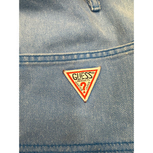 Vintage Guess Jean Overalls Skirt Size 2 Denim 80's