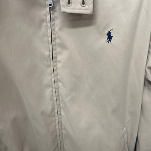 Vintage Harrington Jacket by Polo Ralph Lauren Tan Zip Large
