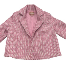 Load image into Gallery viewer, Show Me Your Mumu Waldorf Jacket Pink Daisy Jacquard Blazer Medium USA
