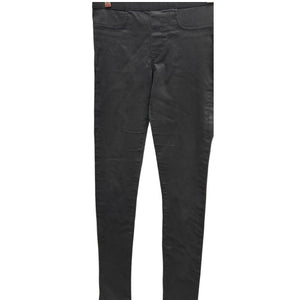 Helmut Lang Skinny Black Pants Women Size 26 SW-DN0151 Cotton Stretch