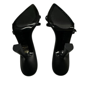 Femme Los Angeles Naxos Slip Heel Black Size 4.5
