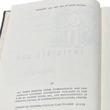 Load image into Gallery viewer, Invisible Man Ralph Ellison Vintage HC Random House DJ ISBN 039443076X
