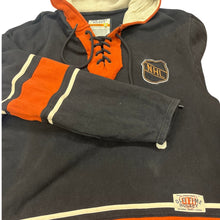 Load image into Gallery viewer, Old Time Hockey Original 6 NHL Hoodie Large Lace Up Patch Logo
