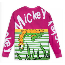 Load image into Gallery viewer, Disney Parks Mickey Mouse Yellow Flower Long Sleeve Shirt
