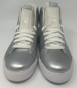 Nike Blazer SP Metallic Silver/White Men Size 12