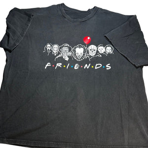 Horror Friends T Shirt Ghostface Freddy Jason Pennywise Myers Chucky Jigsaw