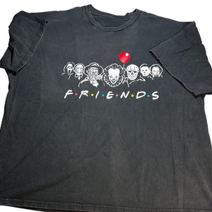Horror Friends T Shirt Ghostface Freddy Jason Pennywise Myers Chucky Jigsaw
