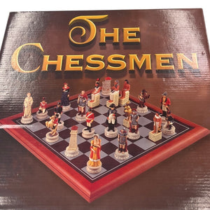 Vintage 2001 The Chessmen Roman Empire Chess Pieces Complete 32pc No Board