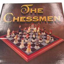 Load image into Gallery viewer, Vintage 2001 The Chessmen Roman Empire Chess Pieces Complete 32pc No Board

